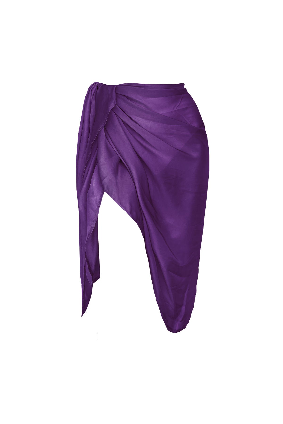 Product image of the deep purple Marbella sarong.